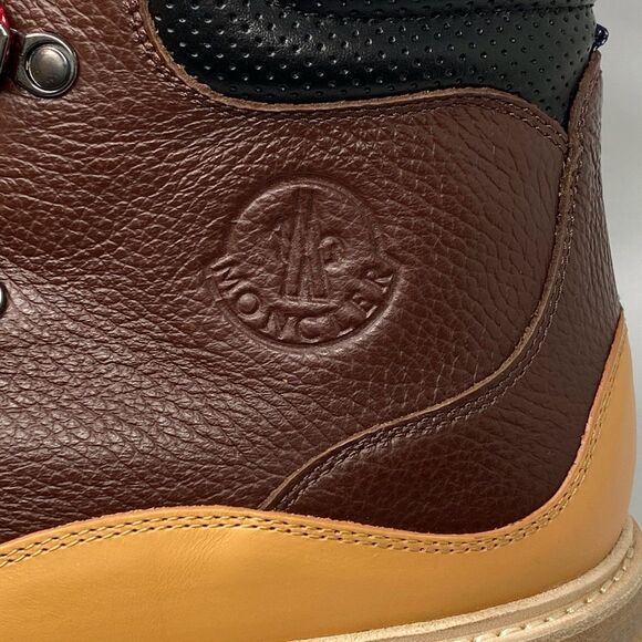 Moncler Leather Trek Hiking Boots size 45/us size 12 - Picture 7 of 16